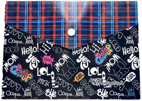 Папка з кнопкою, А5+, P0211