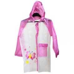 Дощовик дитячий, розмір L (рожевий)