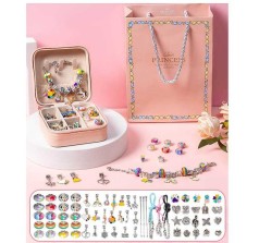 Набір прикрас ящик для прикрас, основи для браслетів, бусини, підвіски, кор. 