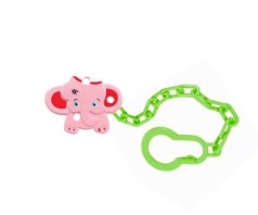 Кліпса для пустушки з ланцюжком 