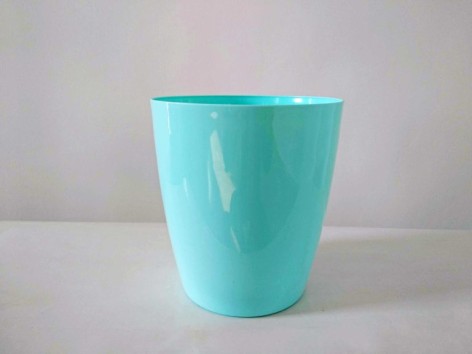 Горщик для квітів Амелі D18 м'ятний з підставкою 3,5 л