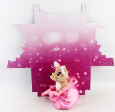 УЦЕНКА 30% Собачка  Кіккі, 22 см, сумка, музика(укр), бат(таб), в кор, 29-27,5-19,5см 