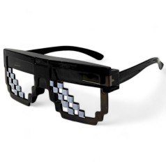 Окуляри майнкрафт чорні