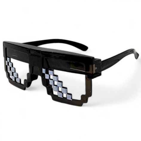 Окуляри майнкрафт чорні