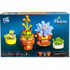 Конструктор “Сукуленти”, 470 деталей