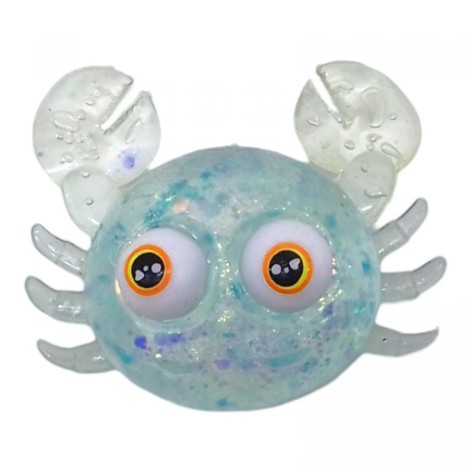 Антистрес (жуйка-тягучка) "Крабік", блакитний