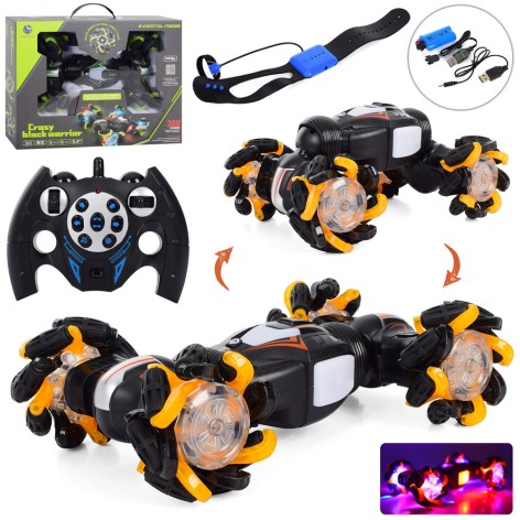 Р/К машинка 2,4G, акум, 30см, світло, муз., трансформ кол, управ.жест, 2 кольори, кор 39-30,5-10 