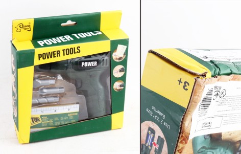 УЦЕНКА 30% Дриль на батарейках, 3 свердла, в кор. 