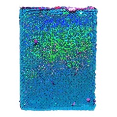 Блокнот Паєтки 60 арк А6 блакитний