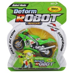 Мотоцикл-трансформер зелений