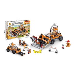 Конструктор 521 деталь, в коробке 