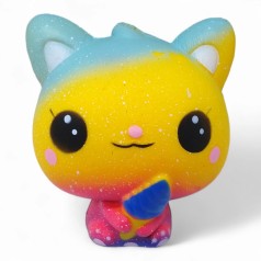 Сквіш антистрес Кіцька райдужний