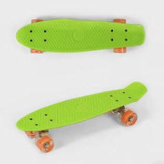 Пенни борд "Best Board", САЛАТОВЫЙ, доска = 55см, колеса PU со светом, диаметр 6 см