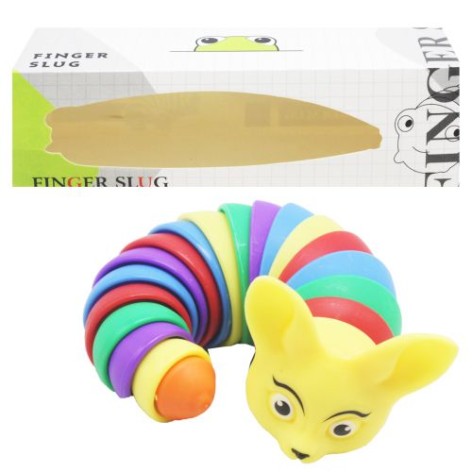 Антистресс "Finger Slug: Лисёнок", желтый