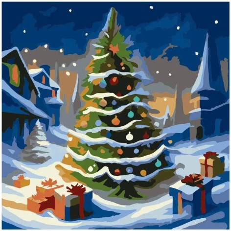 Картина по номерам 30*30см 