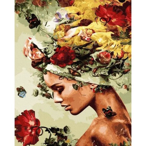 Розпис за номерами Дівчина-квітка