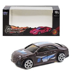 Машинка металева, міні, (коричнева)