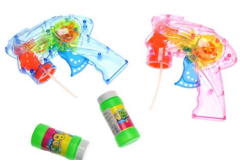 Пістолет з мильними бульбашками, механічний,  р.20*18см /16/96/6шт в кор.,