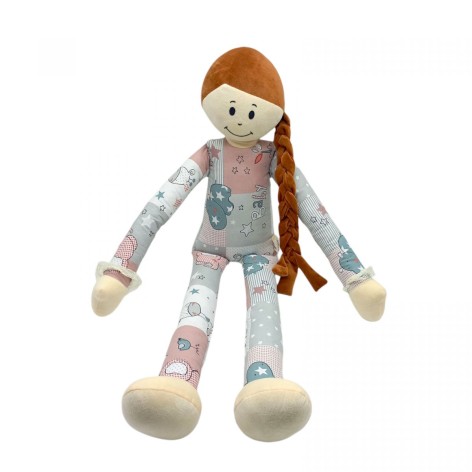 Мягкая кукла-обнимашка "Подружка", 85 см Вид 4