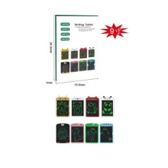 Планшет для малювання LCD кольоровий 15.6x24.5 см зі стилусом та блокуванням екрана