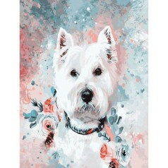 Розпис за номерами Кудлатий улюбленець