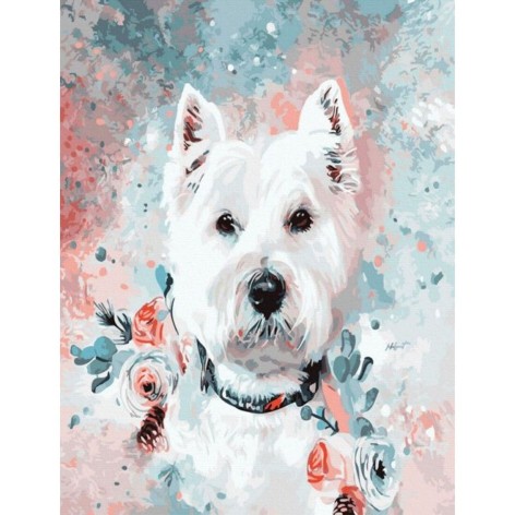 Розпис за номерами Кудлатий улюбленець