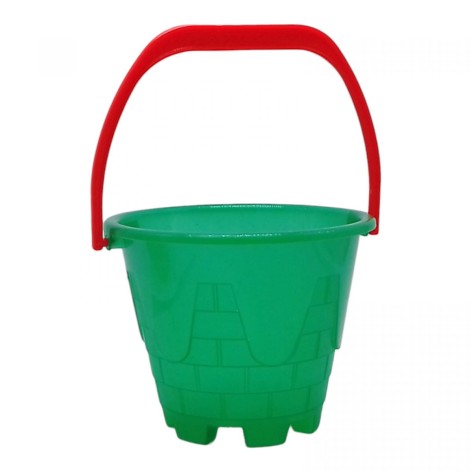 Ведро для песка "Башня", пластик (изумрудное)