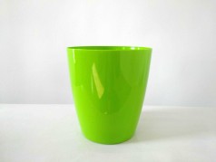 Горщик для квітів Амелі D18 салатовий з підставкою 3,5 л