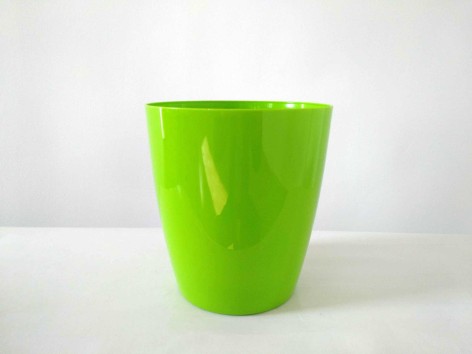 Горщик для квітів Амелі D18 салатовий з підставкою 3,5 л