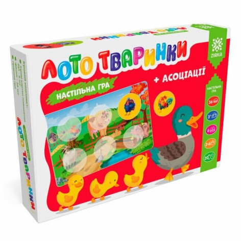 Игра Лото животные+ассоциации(219)