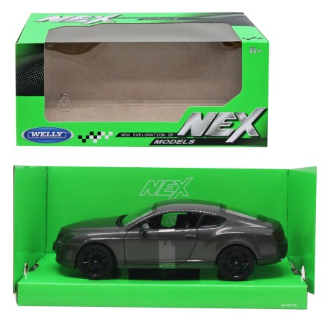 Машина металева Bentley Continental Supersports 1:24 сіра