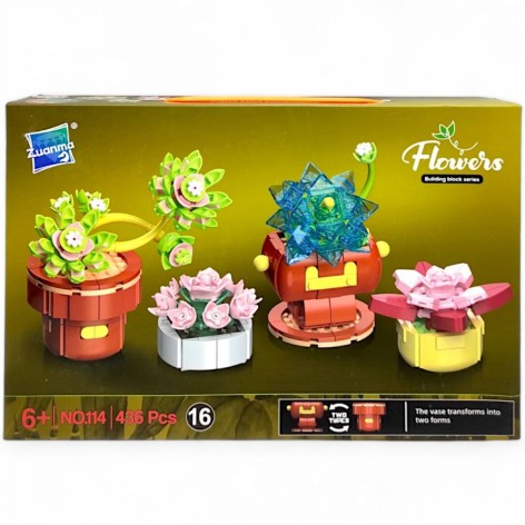 Конструктор "Flowers. Суккуленты" (436 дет)