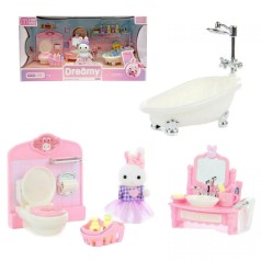 Іграшковий меблевий набір MIC з флоксовими фігурками