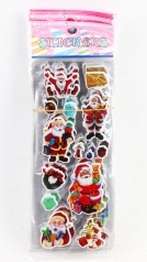 УЦЕНКА 30% Наклейка JF Прозора "Новий Рік" 13-60, 7,5*21 см ЦІНА ЗА 20 ШТ 