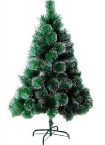 Ялинка штучна висота 115 см, розбірна, прикрашена глітером, кор. 