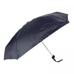 Зонтик механический, мини, складной (черный)