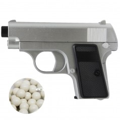 Пістолет дитячий пластиковий з кульками, сірий