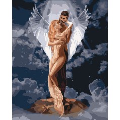 Картина по номерам "Ты мой ангел" (40х50см), уровень сложности - 4