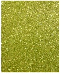 Фоамиран с глиттером 20*30 см, EVA, Флексика, 2 мм. 10 листов в ОРР: салатовый