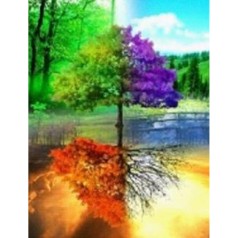 Алмазная мозаика по номерам 30*40 