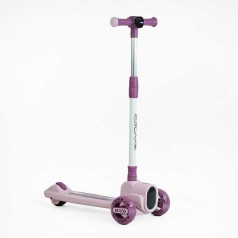 Самокат трехколесный Skyper FG-01350(6) колеса PU 125х47мм со светом, УКР. ВЗУЧИВАНИЕ и подсветка платформы, руль складной, в коробке