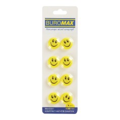 Комплект магнитов СМАЙЛИК, 8 шт *20 мм