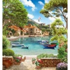 Алмазная мозаика по номерам 30*40 