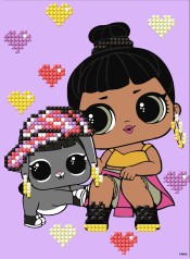 Набор с алмазной мозаикой (выборочной) 