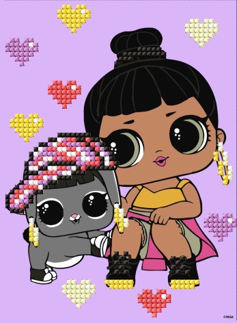 Набор с алмазной мозаикой (выборочной) 