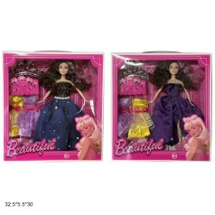 Лялька 29см 8021-3/8021-5 з нарядами та аксес.2в.кор.32,5*5,5*30 