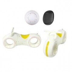 Біговел GS-0020 White/Yellow Bluetooth LED-підсвічування