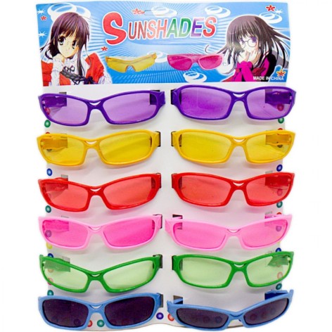 Набор "Очки детские", цветные, 12 шт.