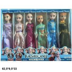 Кукла 29см ZHF2176 Ледяное сердце 6в./24/288/12шт.в кор.62,5*9,5*33 см