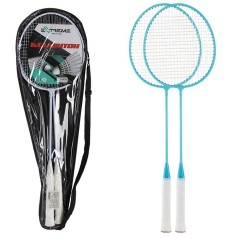 Бадмінтон (2 ракетки: пластик, алюміній, матеріал сітки - нитка) блакитний
